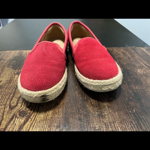 Clarks - Red Espadrille - Picture 3 of 4
